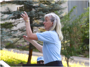 Cheryl Woldseth conducting Nevada County Concert Band